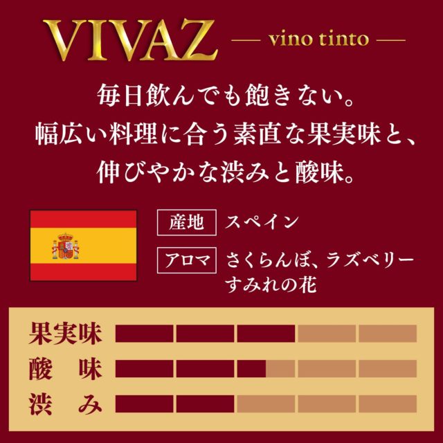 VIVAZ赤ワイン